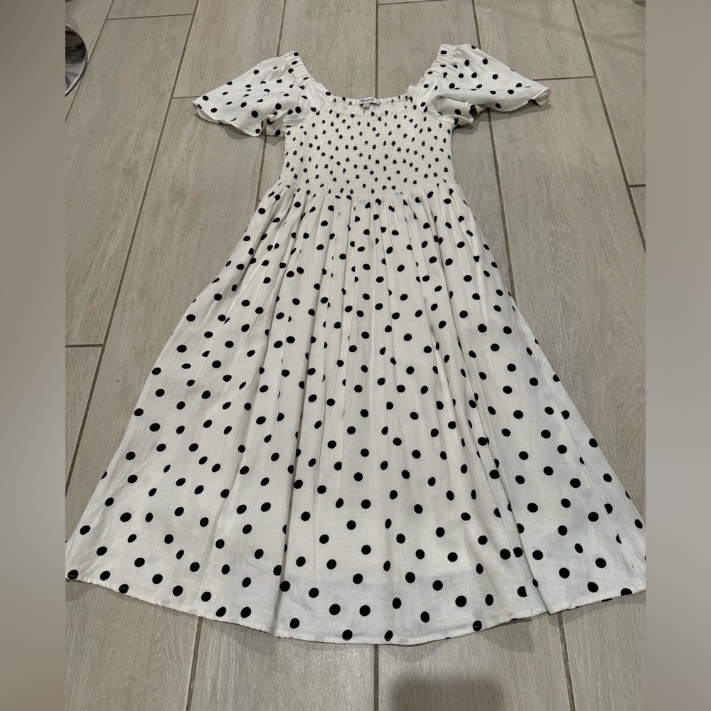 Madewell polka dot dress